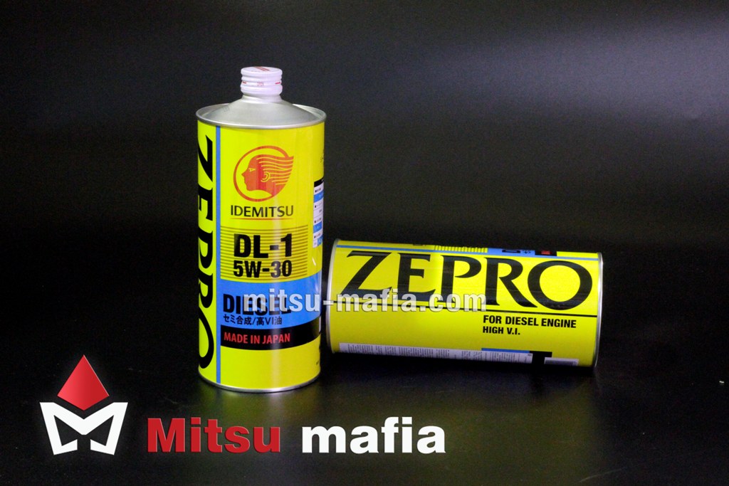 Масло в двигатель ZEPRO DIESEL 5w30 DL-1 IDEMITSU 1 литр - Mitsu Mafia