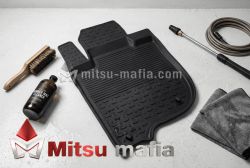 Резиновые коврики с бортиком Митсубиси Л200 5 2015-2025 86992 Seintex водительский