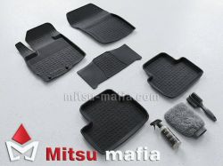 Коврики с бортиком в салон Mitsubishi ASX резиновые 82186 Seintex