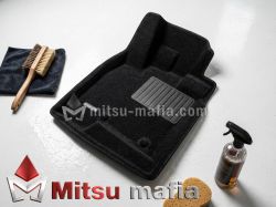 Текстильные коврики Pajero 4 Business черные Euromat EMC3D-003610 водительский