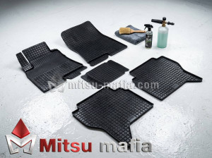 Резиновые коврики Митсубиси Паджеро 4 Seintex 00561