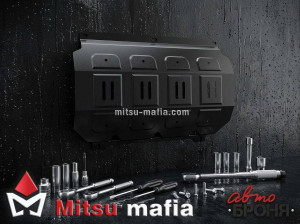 Защита радиаторов PAJERO SPORT 2 сталь 2 мм 111.04005.1 Автоброня