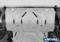 Защита радиатора Pajero Sport 3 QX алюминий 4 мм