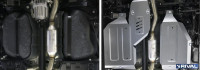 Алюминиевая защита топливного бака и редуктора Outlander 3 4WD