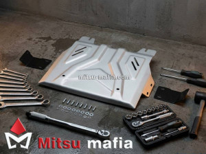 Защита РКП Mitsubishi L200 V алюминий 4 мм 333.04048.2 Rival