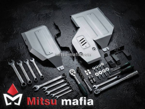 Алюминиевая защита топливного бака и редуктора ASX АСХ 4WD 333.4054.1 Rival Алюминиевая защита топливного бака и редуктора ASX АСХ 4WD 333.4054.1 Rival