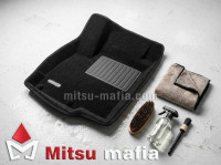3D коврики в салон Outlander 3 Business черные Euromat 3D EMC3D-003609