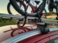 Велобагажник Lux Profi на крышу Mitsubishi L200 V алюминиевый