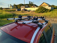 Велобагажник Lux Profi на крышу Mitsubishi Outlander XL алюминиевый