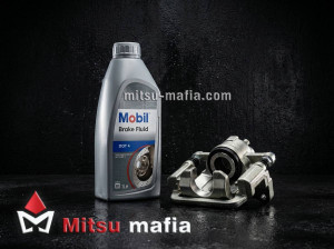 Тормозная жидкость MOBIL1 DOT4 для Митсубиси Л200 IV 1 литр