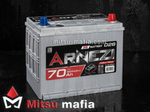 Аккумулятор для Аутлендер 3 3.0 V6 ARNEZI 650А 70 Ач Аккумулятор для Аутлендер 3 3.0 V6 ARNEZI 650А 70 Ач